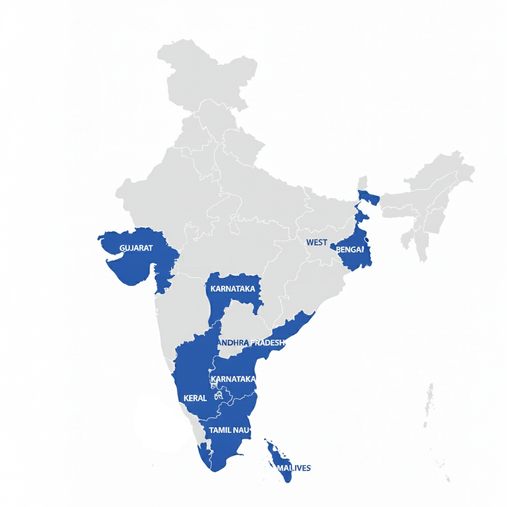 India Contact Locations - Omtec
